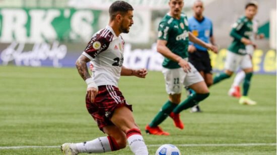 Flamengo defende tabu contra o Palmeiras - Foto: Reprodução/Instagram @flamengo