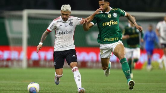 Flamengo perdeu mas saiu classificado do Allianz Parque - Foto: Gilvan de Souza / CRF