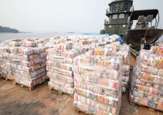 Alimentos serão enviados os municípios do Amazonas - Foto: Divulgação/Secom