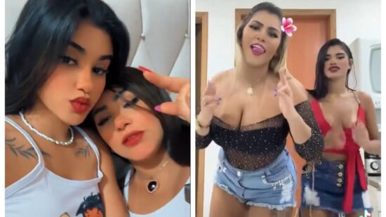 Babá grava vídeos no perfil da patroa Kamila - Foto: Reprodução/TikTok