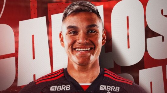 Flamengo anunciou o reforço de Carlos Alcaraz - Reprodução / X