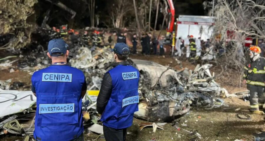 Queda de avião em Vinhedo resultou em 62 mortes - Foto: Divulgação/FAB