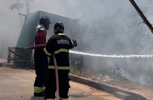 Incêndio de grandes proporções atinge área de mata em Iranduba