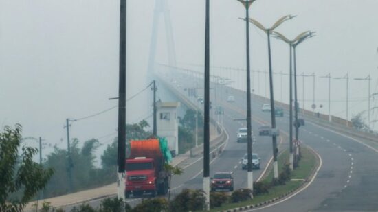 Manaus passou por uma onda de fumaça no último sábado (10). Foto: Reprodução Internet