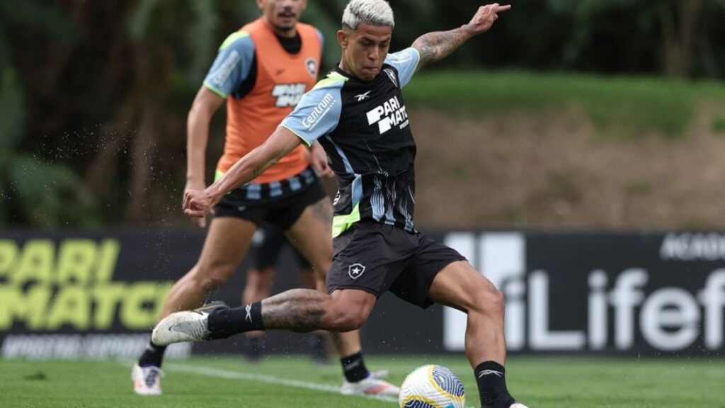 Matheus Martins pode estrear pelo Botafogo - Foto: Vitor Silva / BFR