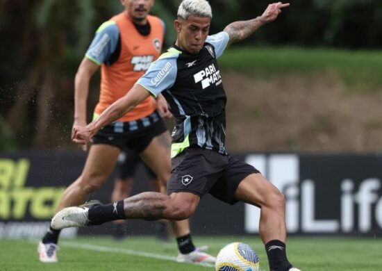 Matheus Martins pode estrear pelo Botafogo - Foto: Vitor Silva / BFR