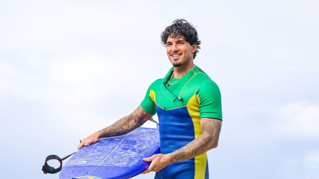 Nesta quinta-feira (1º), Gabriel Medina garantiu vaga na semifinal dos Jogos Olímpicos de Paris-2024.