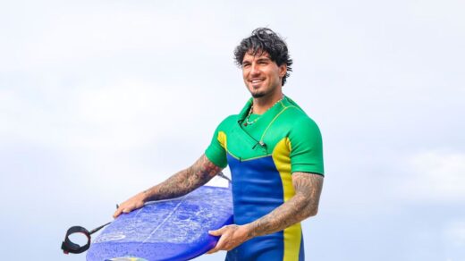 Nesta quinta-feira (1º), Gabriel Medina garantiu vaga na semifinal dos Jogos Olímpicos de Paris-2024.