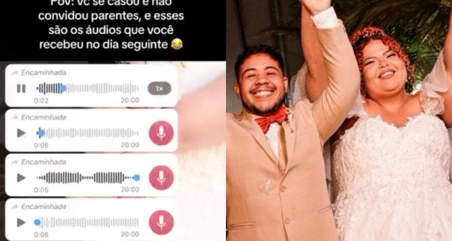 Parentes reclamam que não foram convidados para o casamento de Lara Cristina. Foto: Reprodução Internet