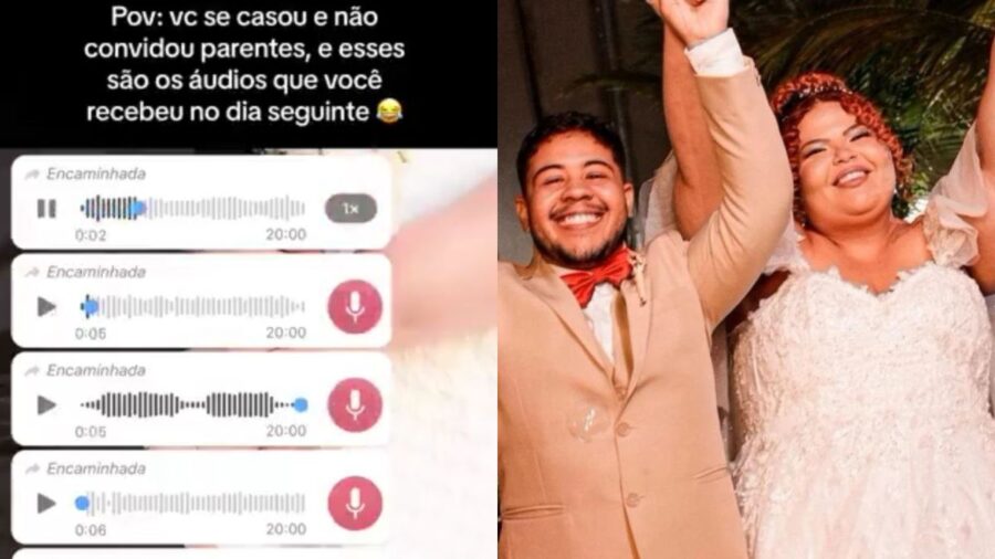 Parentes reclamam que não foram convidados para o casamento de Lara Cristina. Foto: Reprodução Internet