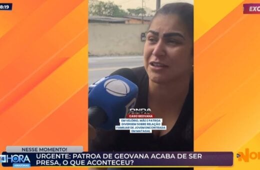 Camila Barroso, patroa de babá morta em Manaus, é presa nesta quarta-feira (28). Foto: Tá Na Hora/ TV Norte