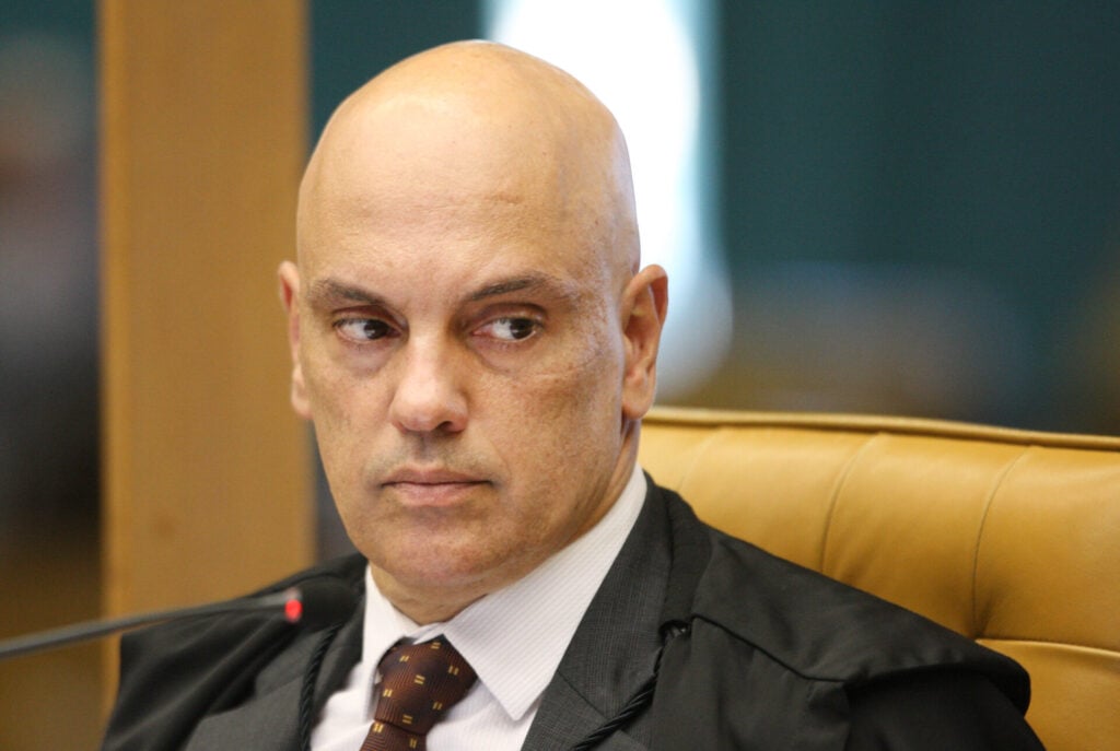 Em meio a críticas Alexandre de Moraes recebe apoio de autoridades. Foto: Nelson Jr./SCO/STF