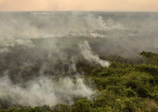 Fumaça de incêndios no Norte se espalham pelo país.