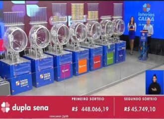 Dupla Sena de hoje, segunda-feira (12/08), concurso 2700; prêmio chega a R$ 650 mil