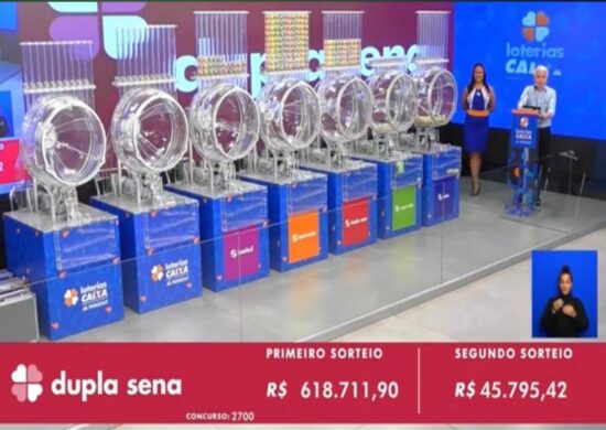 Dupla Sena 2700: sem vencedores, prêmio aumenta para R$ 800 mil