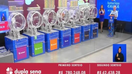 Dupla Sena 2701: sem vencedores, prêmio aumenta para R$ 1 milhão