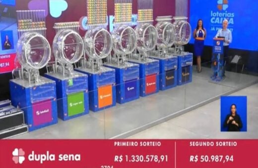 Dupla Sena 2704: sem vencedores, prêmio aumenta para R$ 1,6 milhão