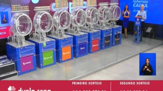 Dupla Sena 2704: sem vencedores, prêmio aumenta para R$ 1,6 milhão