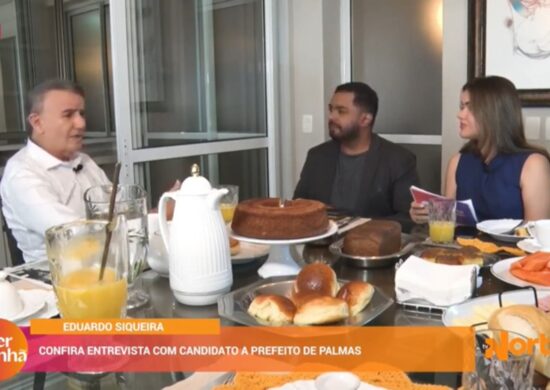 Eduardo Siqueira em entrevista a TV Norte Tocantins - SBT - Foto: Reprodução