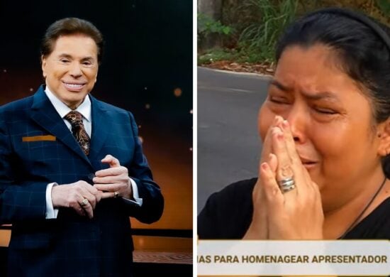 Fã de Silvio Santos expressa admiração ao apresentador - Foto: Lourival Ribeiro/SBT e reprodução/TV Norte