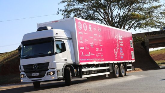 Carreta está estacionada no Hospital de Amor em Palmas - Foto: Divulgação/Hospital de Amor