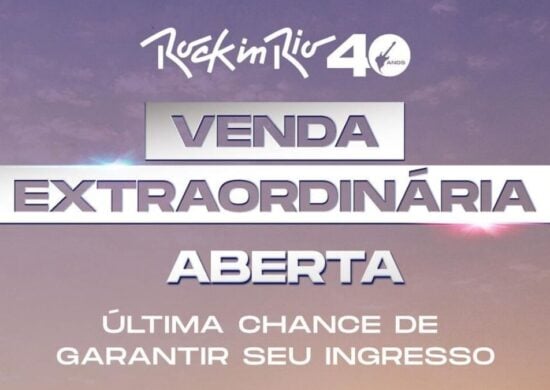 Rock in Rio abre venda extra de ingressos - Foto: Reprodução/Instagram