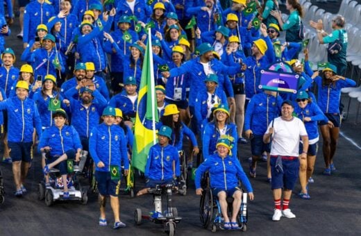 Delegação do Brasil nos Jogos Paralímpicos de Paris 2024. Foto: CPB