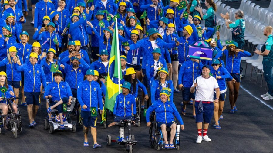 Delegação do Brasil nos Jogos Paralímpicos de Paris 2024. Foto: CPB