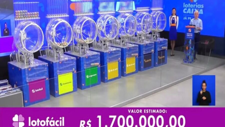 Lotofácil de hoje, segunda-feira (19/08), concurso 3185; prêmio chega a R$ 1,7 milhão