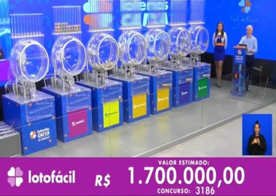 Lotofácil 3186: duas apostas acertam e levam R$ 410.013,65