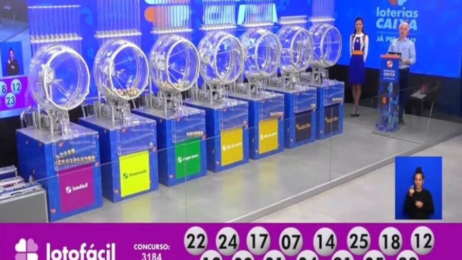 Lotofácil de hoje, quinta-feira (22/08), concurso 3188; prêmio chega a R$ 1,7 milhão