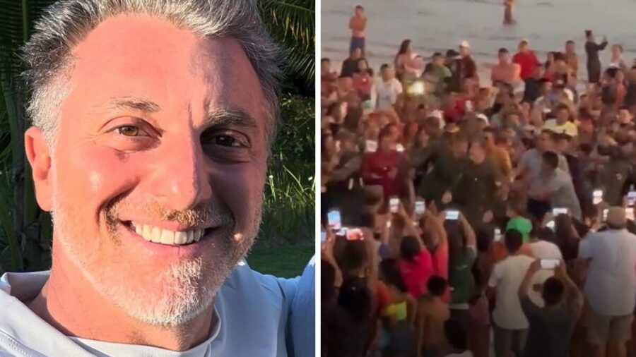 Luciano Huck visita São Gabriel da Cachoeira, no Amazonas - Foto; Reprodução/Redes Sociais