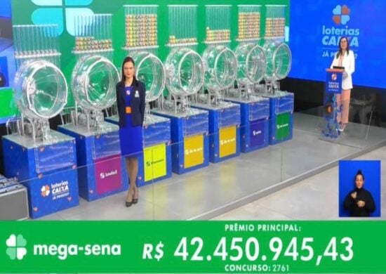 Mega Sena de hoje, quinta-feira (15/08), concurso 2762; prêmio chega a R$ 50 milhões