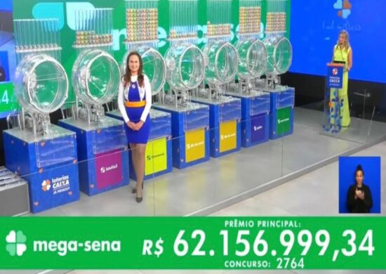 Mega-Sena 2764: uma aposta acertou sozinha e ganhou R$ 62.156.999,34