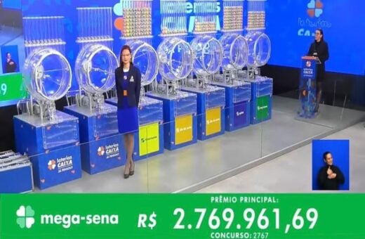 Mega-Sena de hoje, quina-feira (29/08), concurso 2767; prêmio chega a R$ 6,5 milhões