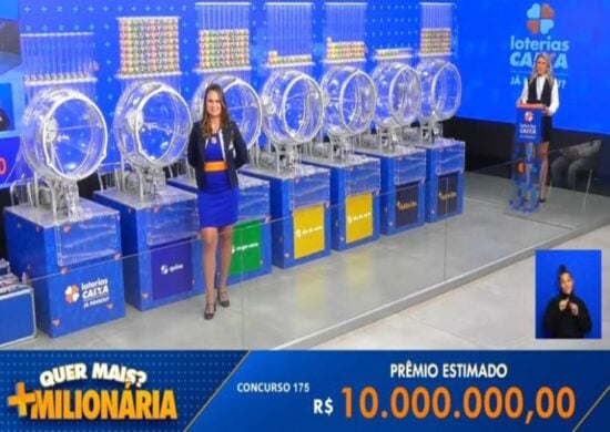 +Milionária 175: sem vencedor, prêmio segue em R$ 10 milhões