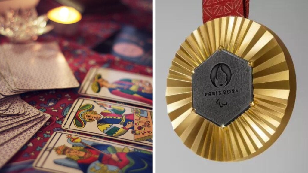 Tarot prevê medalha de ouro para o Brasil nas Olimpíadas 2024 - Foto: Reprodução/Canva e Divulgação