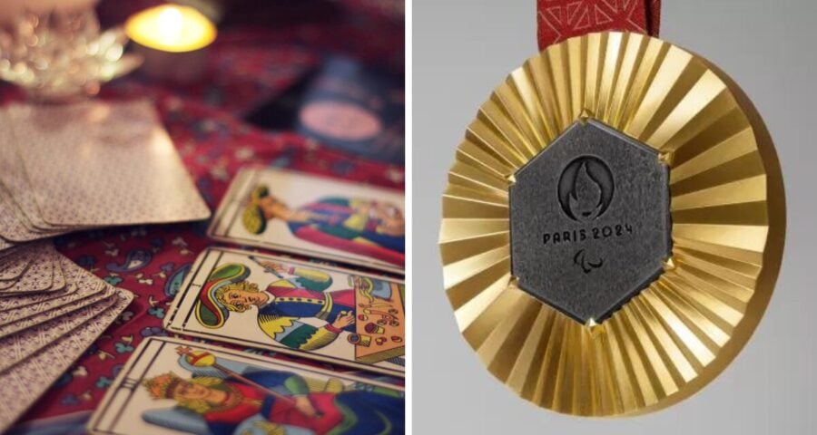Tarot prevê medalha de ouro para o Brasil nas Olimpíadas 2024 - Foto: Reprodução/Canva e Divulgação