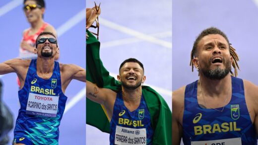 Nesta sexta, o Brasil conquista 3 ouros e 3 bronzes nas Paralimpíadas 2024. Foto: Divulgação CPB