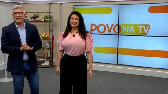 Valter Frota e Layana Pampolho - Foto: Reprodução/TV Norte Amazonas