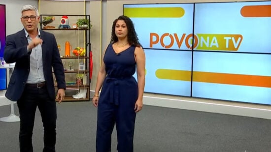 Valter Frota e Layana Pampolho - Foto: Reprodução/TV Norte Amazonas