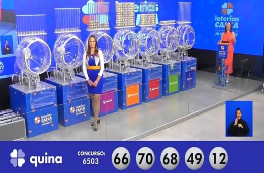 Quina de hoje, segunda-feira (12/08), concurso 6505; prêmio chega a R$ 13,5 milhões