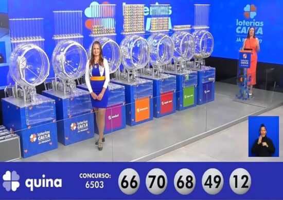 Quina de hoje, segunda-feira (12/08), concurso 6505; prêmio chega a R$ 13,5 milhões