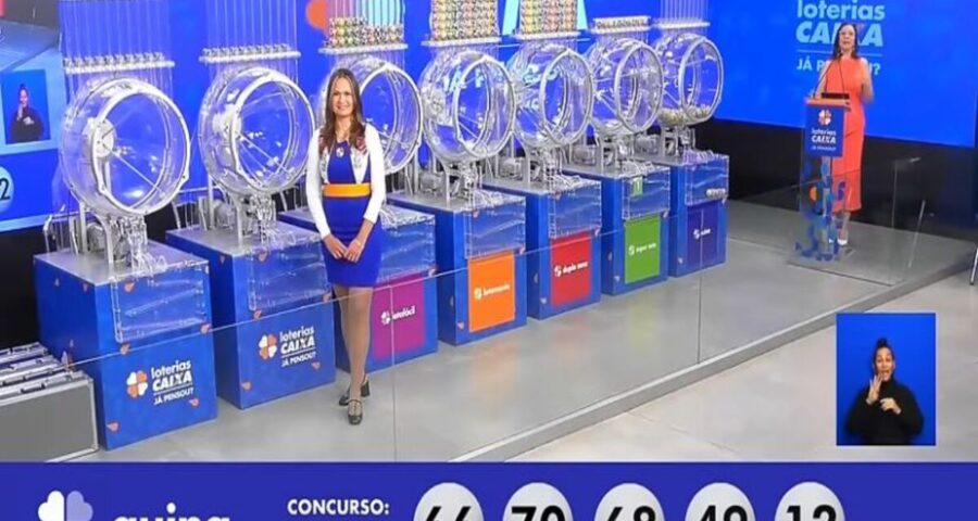 Quina de hoje, segunda-feira (12/08), concurso 6505; prêmio chega a R$ 13,5 milhões