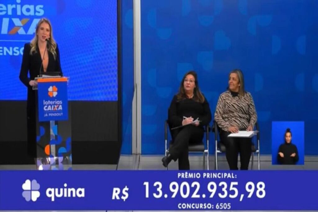 Quina 6505: sem vencedores, prêmio acumula para R$ 15,4 milhões