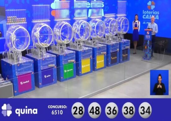 Quina de hoje, segunda-feira (19/08), concurso 6506; prêmio chega a R$ 700 mil