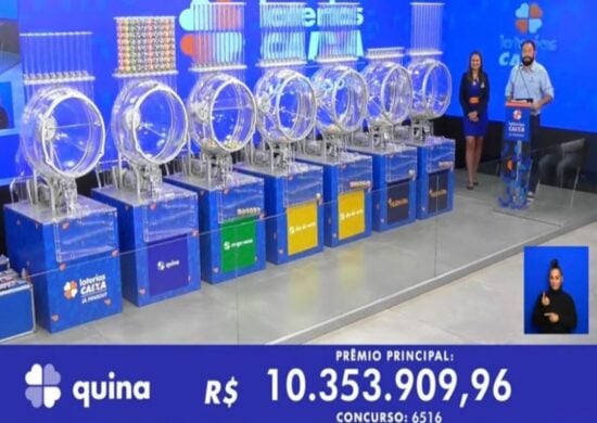 Quina 6516: sem vencedor, prêmio acumula para R$ 12 milhões