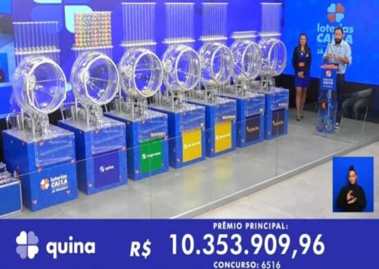 Quina de hoje, segunda-feira (26/08), concurso 6517; prêmio chega a R$ 12 milhões