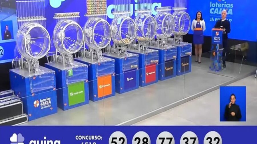 Quina de hoje, quinta-feira (29/08), concurso 6520; prêmio chega a R$ 17 milhões