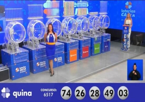 Quina de hoje, terça-feira (27/08), concurso 6518; prêmio chega a R$ 13,5 milhões